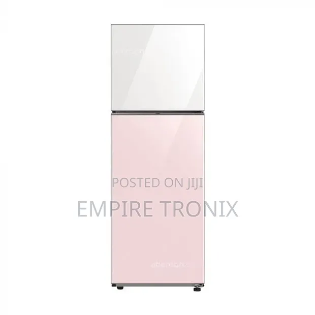 Samsung RT38CB66218CUT 393L Bespoke Refrigerator White Pink Glass - 1