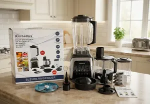 Kitchenlux 8-in-1 Blender with Chopper & Grinder