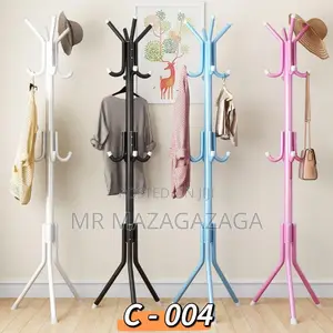 Floor to Ceiling Coat Rack - Heavy Duty Metal