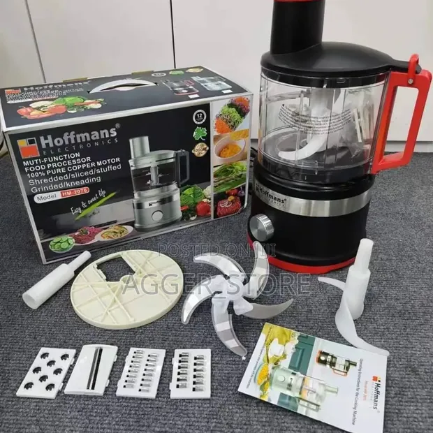 Hoffmans HM-2076 1000W Multi-Function Food Processor - 1