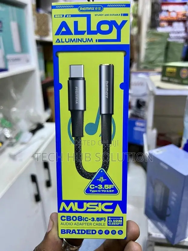 Remax C23 (CB08) Type-C to 3.5mm Audio Adapter Cable - 1