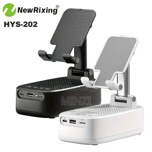 Phone Stands, Bluetooth Radio, Powerbank - Black & White