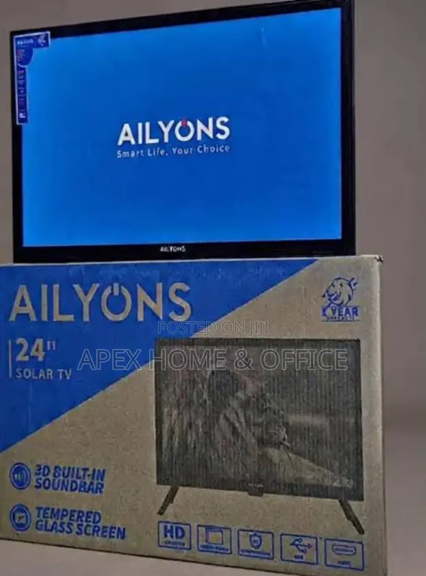 Ailyons 24-Inch Double Glass LED TV - 1