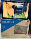 Ailyons 24-Inch Double Glass LED TV - 2