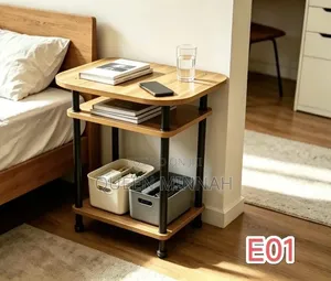 Multi-Tier Bedside Table/Storage Cart