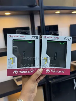 Transcend StoreJet 25M3 1TB Rugged External HDD