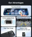 Yesido CarPlay Dash Cam 1080P FHD, 170° Lens - 2