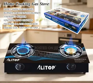 Alitop GS-002 Gas Cooker - Glass Top