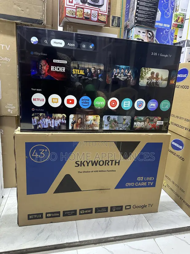 Skyworth 43" Smart UHD 4K HDR Google TV - 1