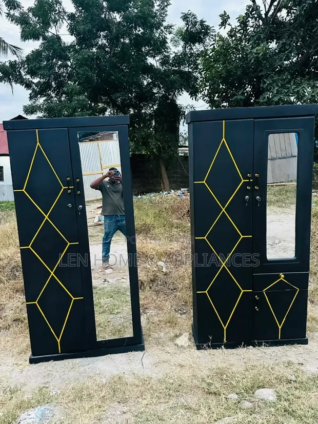 Wood-Mode Two-Door Wardrobe - Black - 1