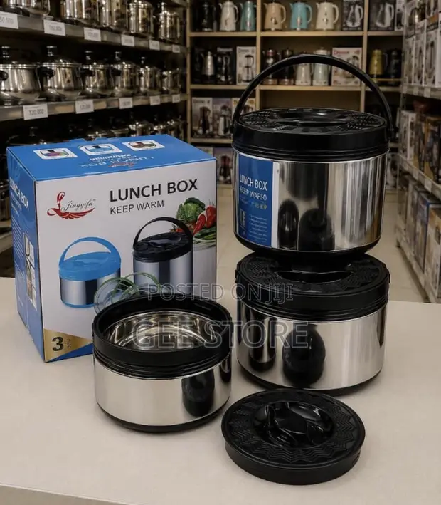 Jingyifa 3-in-1 Insulated Thermal Lunch Box Set - 1