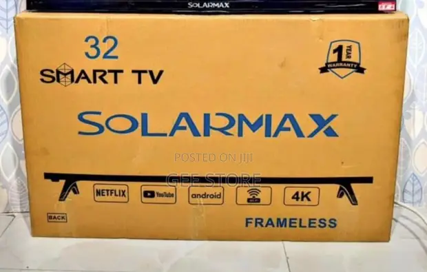 Solarmax 32-Inch Smart Frameless TV - 1