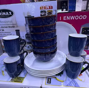 Blue & White Combo Dinner Set - 18 Pieces
