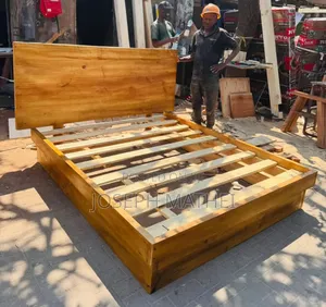 Simple Soft Wood King Bed Frame