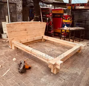 Simple Wood Bed Frame 6x6