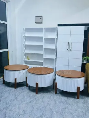 High Quality Coffee Table - White & Brown