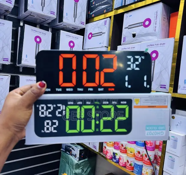 GH0707 Multifunction LED Digital Clock - 1
