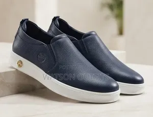 Timberland Men's Leather Shoes - White & Blue