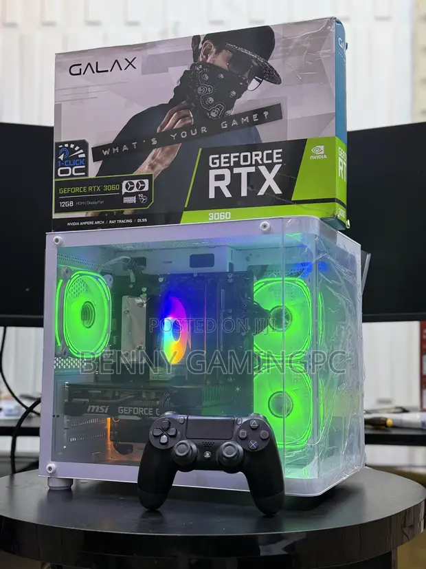 MSI Gaming 24 6QE 4K Desktop Computer - Intel Core i7, RTX 3060, 32GB RAM, 1TB SSD - 1