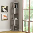 Piano Bookcase Light Mocha - 1