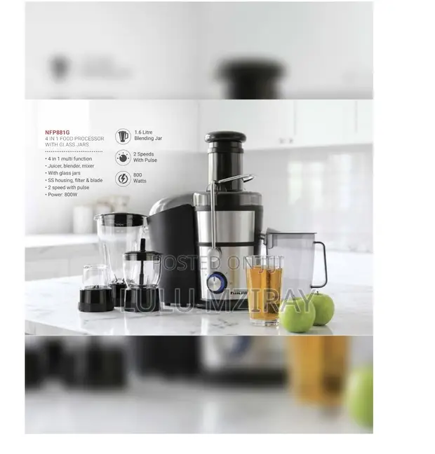 Nikai Juicer Extractor Blender Mixer 2L 800W - 1