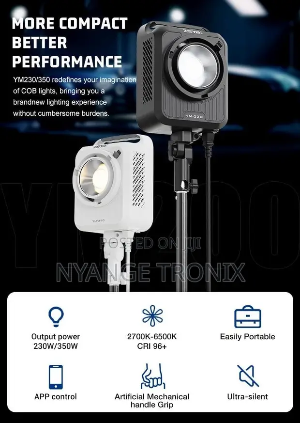Studio Light 350bi (3 Light Modes) - 1
