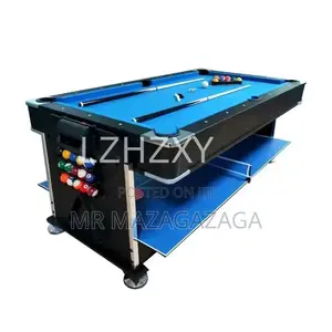 New 4-in-1 Multi-Functional Pool Table (Billiards, Ice Hockey, Ping Pong, Conference)