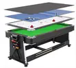 Meza Mpya ya Pool ya Kazi Nyingi 4-in-1 (Billiard, Ice Hockey, Ping Pong, Mkutano) - 5