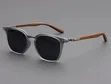 Vintage Sunglasses with Leather Cover & Cotton Cloth - 1