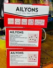 AILYONS Single Switched Socket with Neon Indicator - 2