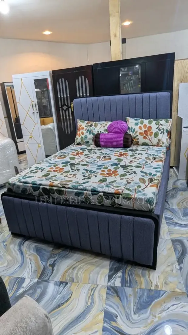 SofaSofa Sofa Bed 5/6 Blue and Gray - 1