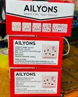 Ailyons 13A Twin Switched Socket with Light - 2