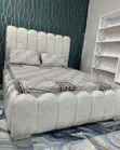 Brand New 5/6ft White Sofa Bed - 1