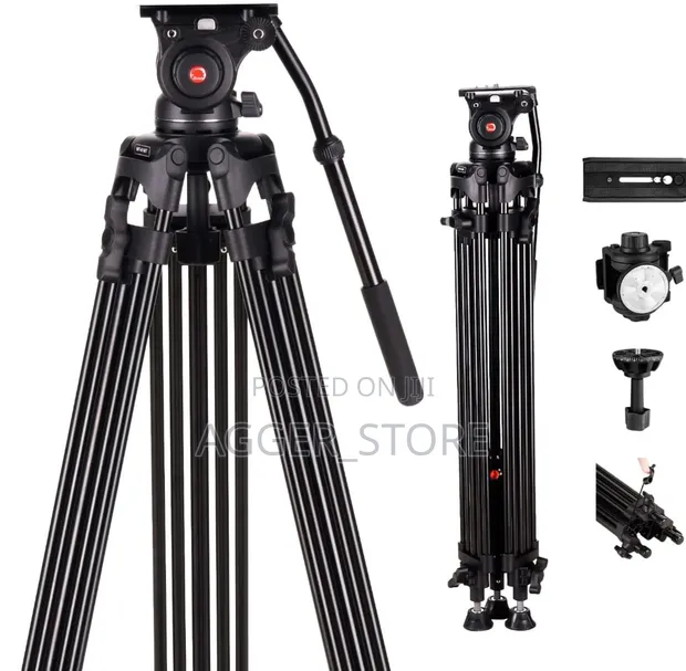 Tripod Nzito ya Video ya Professional - 1