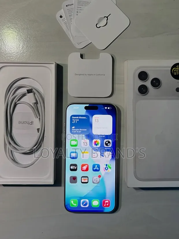 Apple iPhone 17 Pro Max 1TB Mpya Nyeusi - 1
