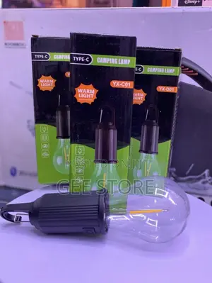 Portable Type-C Rechargeable LED Camping Bulb