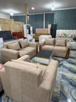 Sofa Set 2:2:1 Rangi Ya Kaki Ubora Kabisa - 1