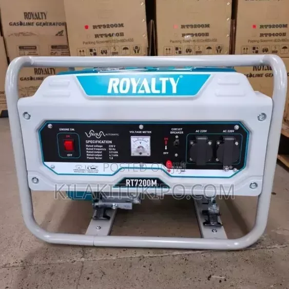 Royality 4.1kVA Petrol Generator (Anza kwa Tei) - 1