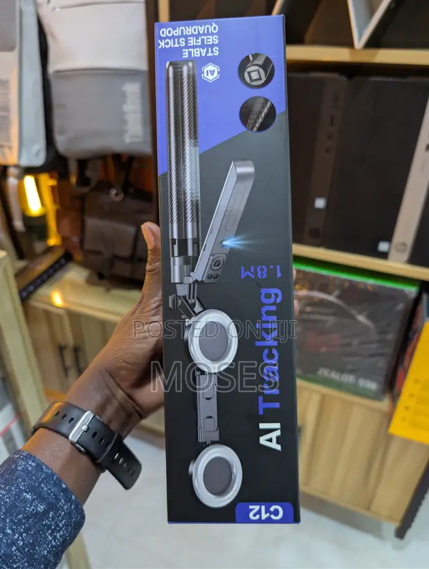 Selfie Stick with Built-in Light & Tripod - 1