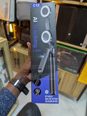 Selfie Stick with Built-in Light & Tripod