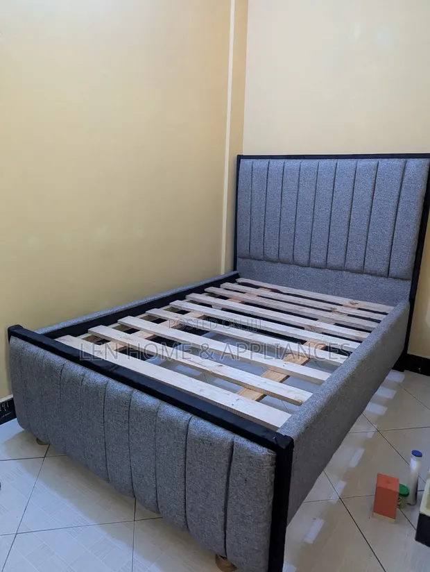Brand New Sofa Bed 4/6 - Gray & Brown - 1