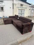 L-Shape Sofa - Chocolate Color - 1