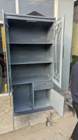 Kabati Jipya la Vyombo la Milango Miwili Nyeusi - 2