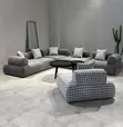 Modern L-Shape 6-Seater Sofa with Single Armchair - 2