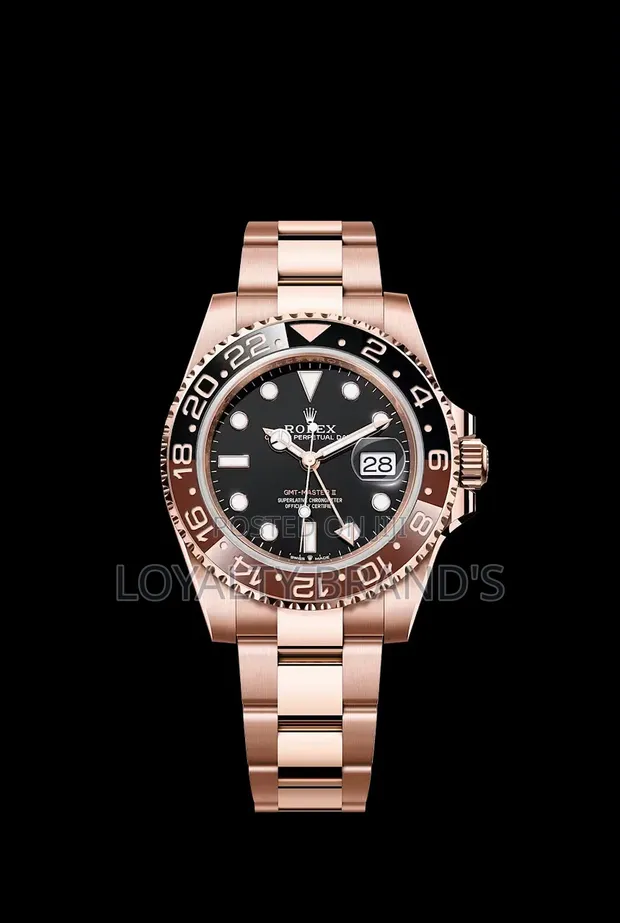Rolex GMT Rose Gold Mechanical Watch - 1