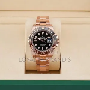 Rolex GMT Rose Gold Mechanical Watch