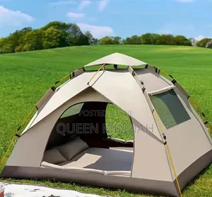 Automatic 4-Person Tent with Light