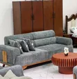 Sofa Set ya Kisasa 3-2-1-1 Mbao ya Mninga - 1