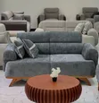 Sofa Set ya Kisasa 3-2-1-1 Mbao ya Mninga - 3