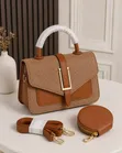 New Arrival Leather Material 2pcs Handbag - 1